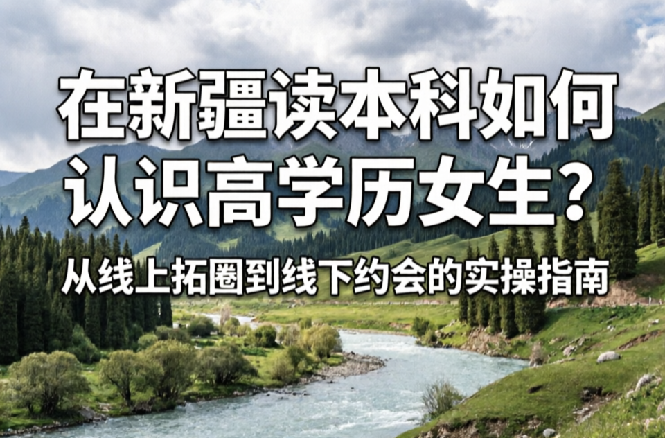 人在新疆读本科,想认识高学历女生?这份进阶指南帮你精准对接同频圈子